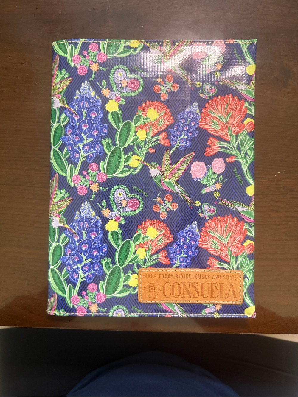 Consuela Multicolor Floral & Hummingbird Notebook Cove